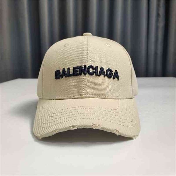 

designer ball paris caps balencaig b letter embroidered hardbaseball cap female autumn winter cap fashion versatile casual cap, Blue;gray