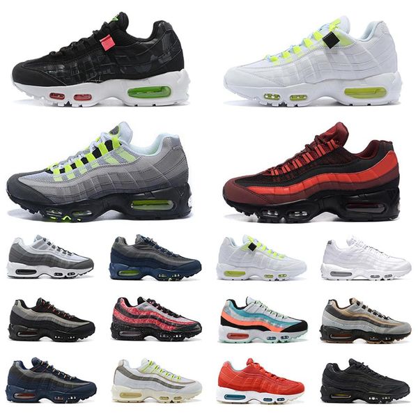

2022 mens casual running shoes 95 designer sneakers womens triple black white fashion trainers286p