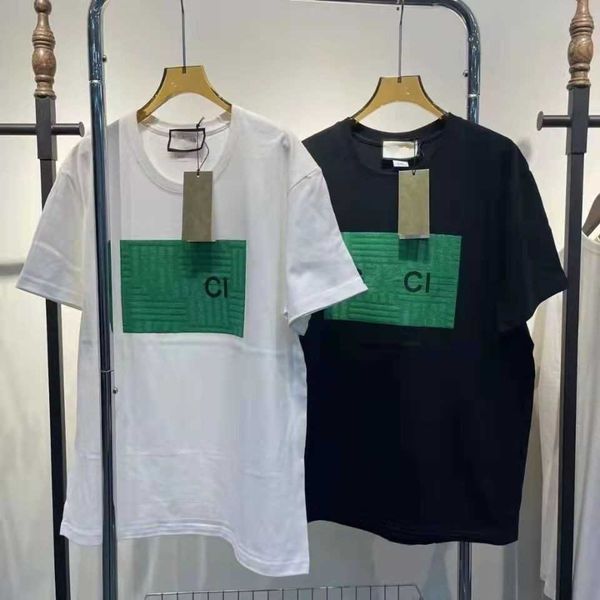 

fashion men's t-shirts designer t shirt mens womens short sleeve t shirts round neck letter tees printed t-shirt size s-7xl, White;black