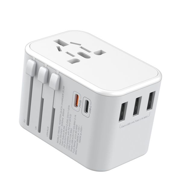 

universal conversion power plug wholesale adapter multinational socket pd fast charge america europe korea japan dubai egypt