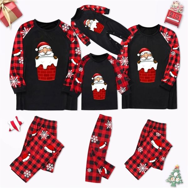 

family matching outfits family matching pajamas set christmas outfits cute santa pajamas set plaid xmas sleepwear homewear for kids baby rom, Blue