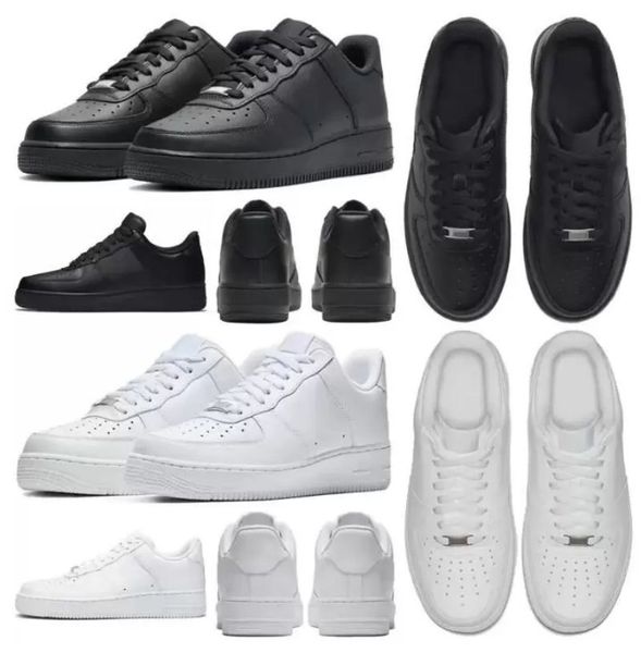 

big size 12 13 classic black white shoes mens womens af1s air 1 low running jogging walking tennis sneakers foreces sail panda blacks and wh