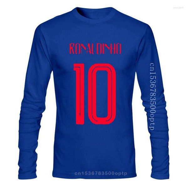 

men's t shirts fashion man clothing est brazil ronaldinho number 10 russia colors shirt mens fans short sleeve tee hip sjb, White;black