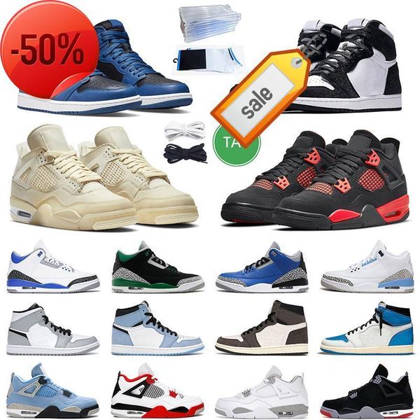 

men women 1s basketball shoes 2022 dark marina blue 4s sail university blue red thunder jumpman 6s unc mens 13s obsidian flint outdoor, Black