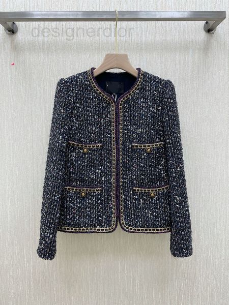

casual dresses designer shenzhen nanyou 2021 new small fragrance french celebrity tweed woven heavy industry four pocket coat ceoq, Black;gray