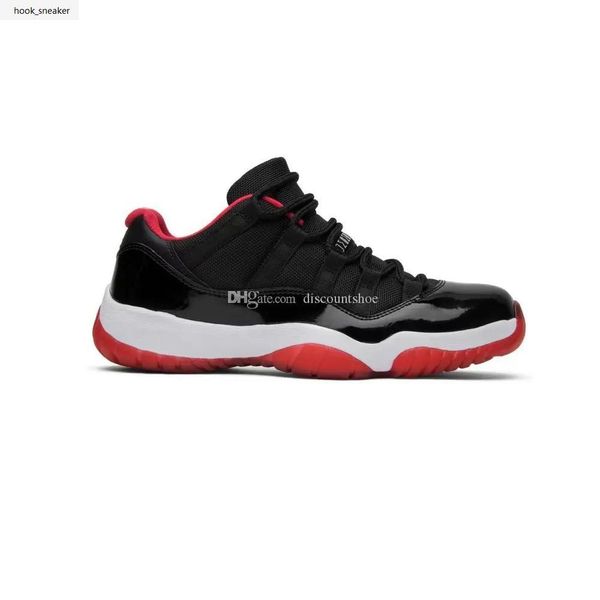 

jumpman 11 low bred basketball shoes 11s men women sneakers sku 528895 012
