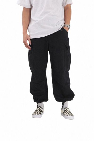 

men's pants men block black pocket cargo pants 2022 harem joggers harajuku sweatpant hip hop trousers pantalon pour homme pant male man