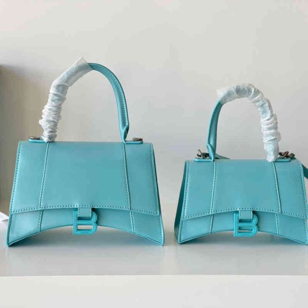 

handbags crossbody balencigass designer hougrlass bags selling blue sky full leather women's bag hourglass portable messenger