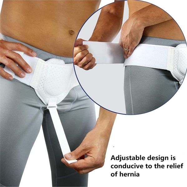 

body braces supports men hernia belt removable compression pad for inguinal or sports support brace pain relief recovery strap 220913