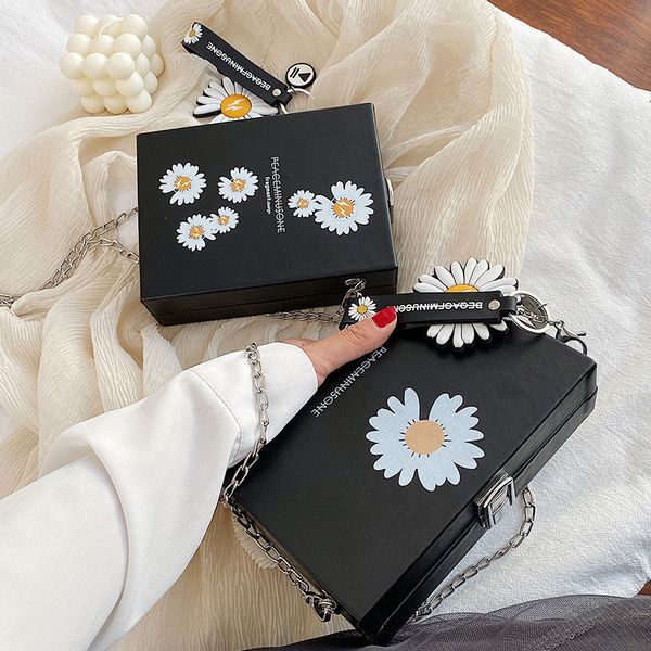 

evening bags women purses and handbag fashion floval shoulder chain crossbody ladies purse clutch 220913