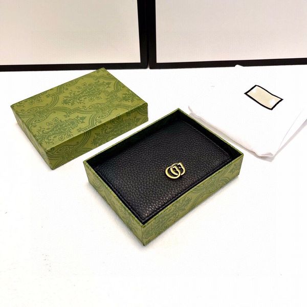 

money clips rs wallets cardholder france paris plaid style luxurys mens women high-end designers wallet with box, Black
