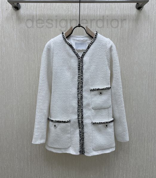

women's jackets designer special price small fragrance tweed coat hwfs, Black;brown