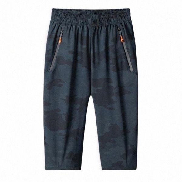 

men's pants men's pants trousers harem sweatpants jogging gym streetwear over knee elastic nylon men shorts track fitness j95h#, Black