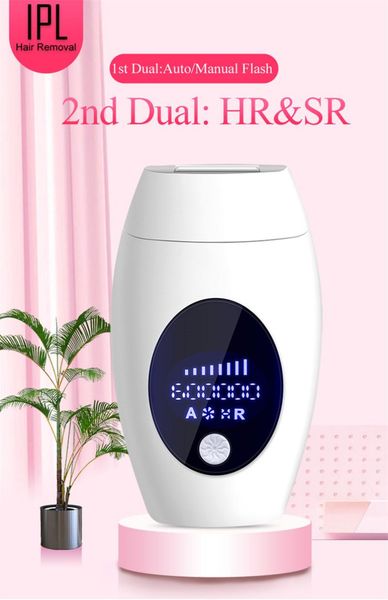 

1800000 flash permanent ipl epilator laser hair removal depiladora facial electric pepilator painless hair remover dropship, Black