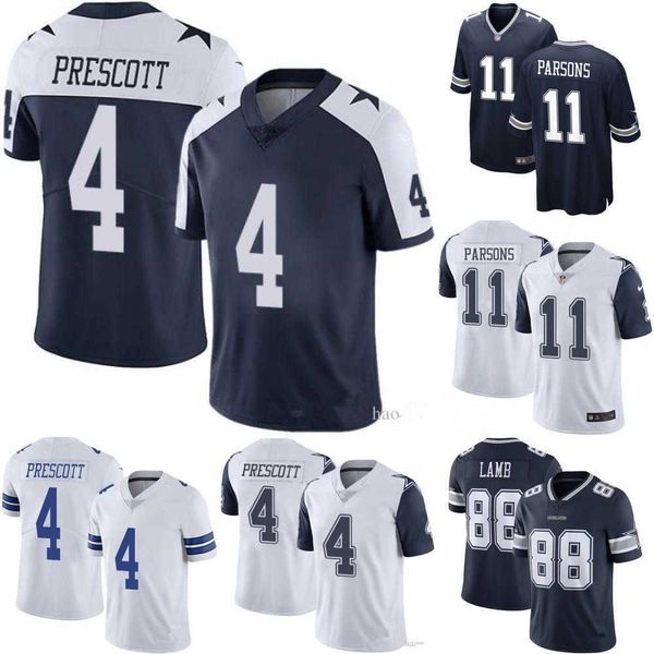 

men jersey women youths dallas''cowboys''4 dak prescott 11 micah parsons 21 ezekiel elliott 88 ceedee lamb football jers, Black;red