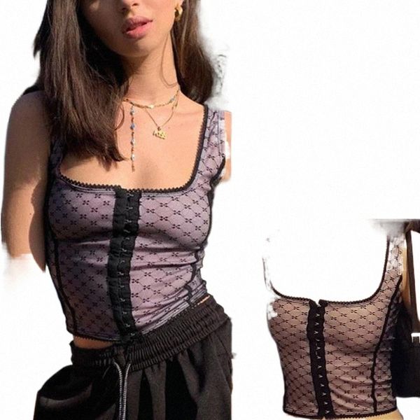 

women's tanks & camis women's tanks & camis home&nest women mesh polka dot print breast crop sleeveless vest camisole fashion stre, White