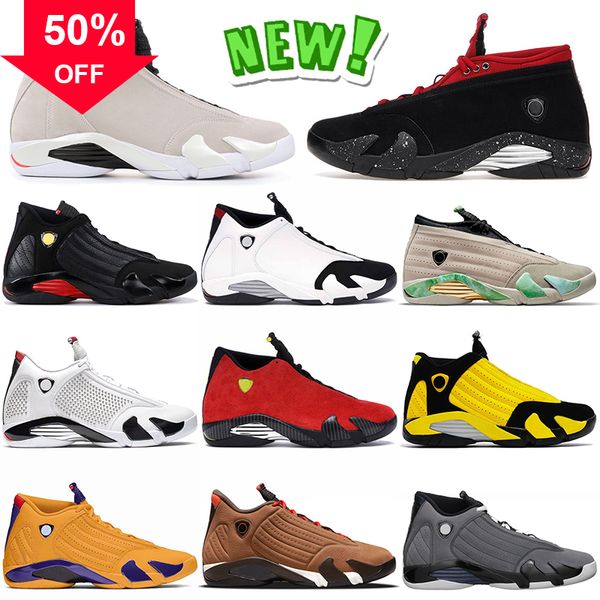 

high og 14 14s jumpman basketball shoes desert sand red lipstick last sblack toe fortune spm white university red yellow light graphite