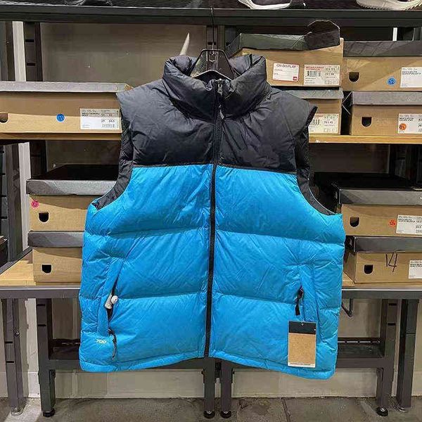 

men's jackets 2022 mens down vest men women winter jacket coat the casual brand vests keep warm size s-xxl, Black;brown