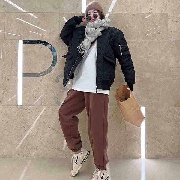 

2022 winter modelautumn and winter cotton-padded coat men's jacket burb lingge multi-pocket casual baseball uniform neutral fashion bla, Black;brown