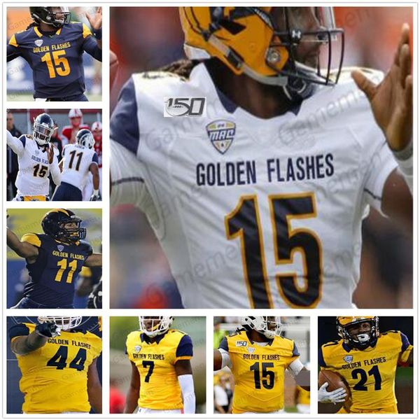 

custom kent state golden flashes college football julian edelman james harrison usama young mens youth women stitched ncaa jerseys252p, Black