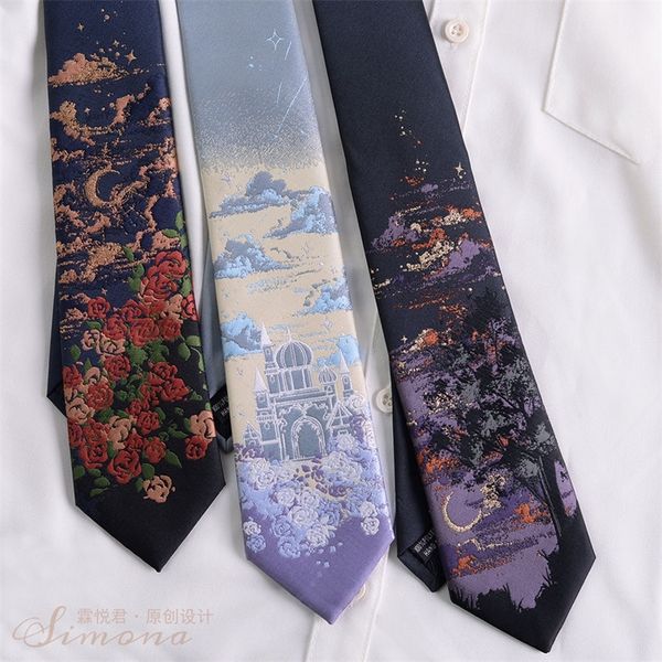 

neck ties jk uniform anime cosplay lolita student men women harajuku kawaii tie gift clothing prop accessories 220913, Blue;purple