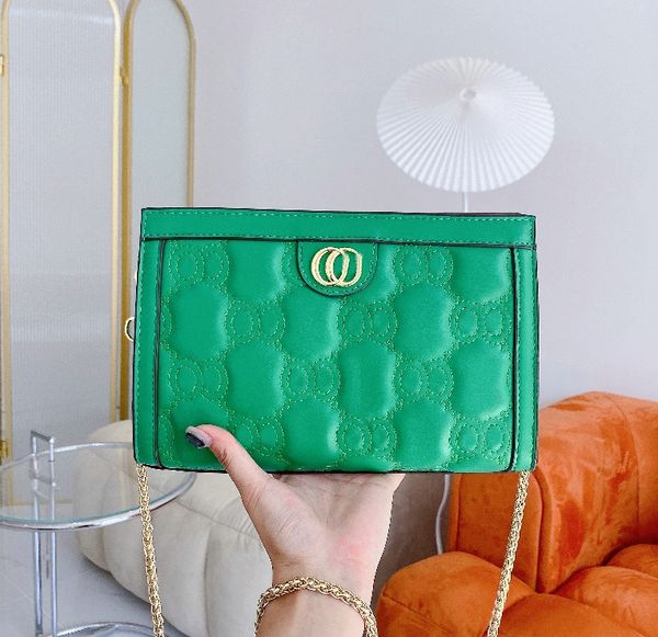 

embossed woman bag handbag purse leather women messenger cross body chain clutch shoulder bags wallet delivery