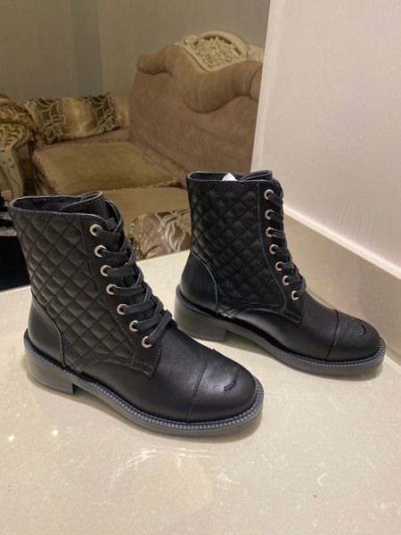

shoes designer version handmade fashion 2022ss calf leather boots, Black