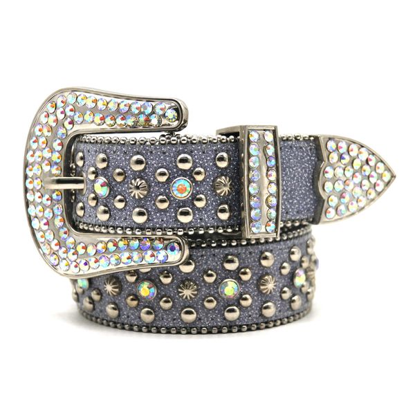 

fashion women men western rhinestone studded leather belt bling cowgirl cowboy waist belt for jeans pants dress, Black;brown