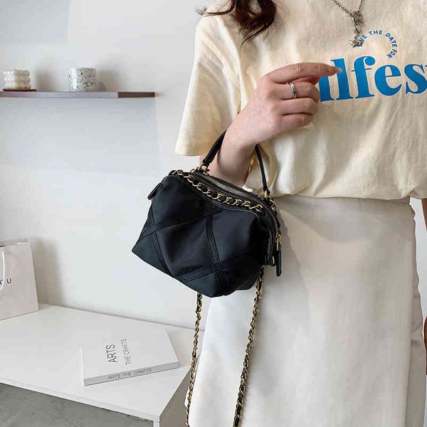 

2022 new crossbody handbag small fragrance nylon dumpling versatile single shoulder chain purses