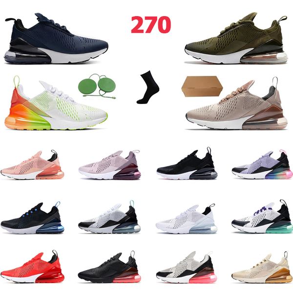 

running shoes 270 270s mens women trainers sneakers sports good designer triple black white tiger barely rose platinum eur 36-45