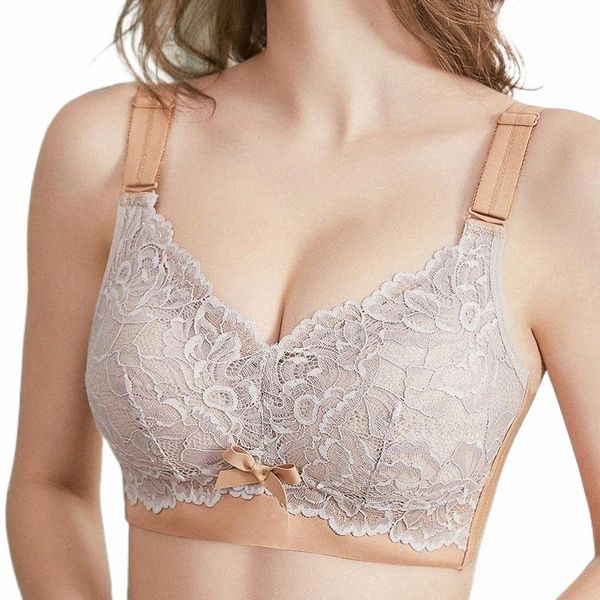 

bras bras underwear women's thin big chest small shrink bra latex wireless fat mm adjustable push up anti-sagging summer y8bz#, Red;black