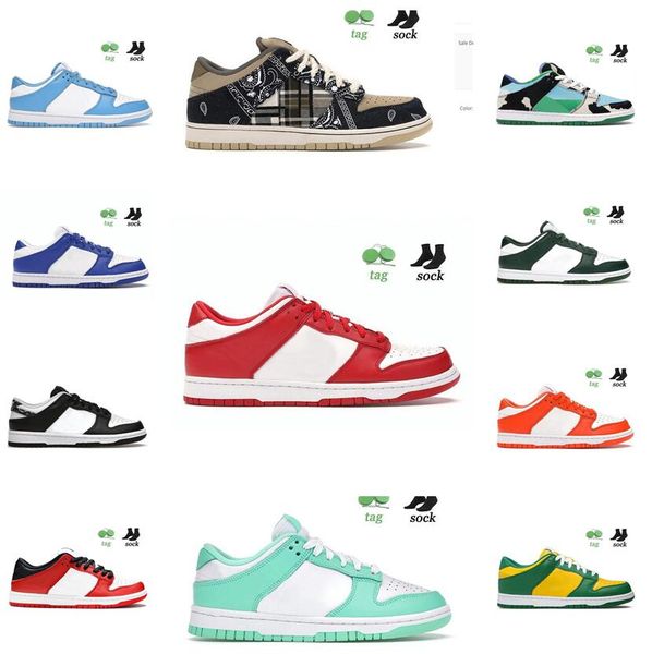 

designer running retro casual men women shoes dunkse sneakers pink white black panda grey fog unc gai varsity green apple laser kentucky ts