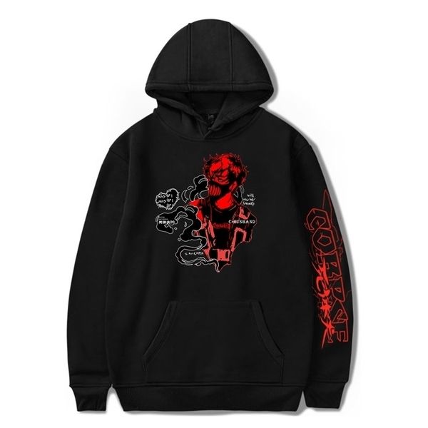 

men's hoodies sweatshirts corpse husband print autumn winter holiday menwomens hooded streetwear casual style clothes kids pullovers 22, Black