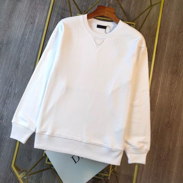 

22ss mens hoodie sweatshirt p designer sweater metal triangle logo long sleeve tshirt tech fleece sweaters men women pullover jacket, Black