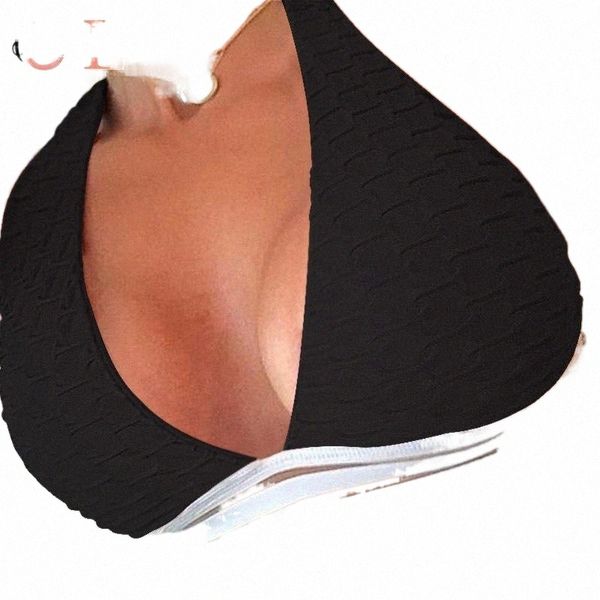 

bras bras chrleisure fitness bra deep v-neck push up bar women solid workout underwear mesh 9 colors p5wb#, Red;black