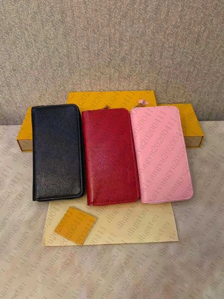 

fashion brand women's wallet purse women's original box fashion, Red;black