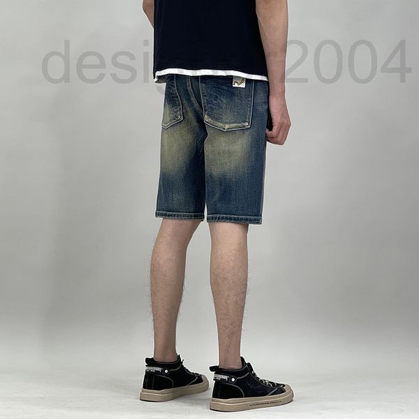 

men's shorts designer fashion shorts washed jeans 5-point pants casual and versatile american high-end summer thin men smn3, White;black