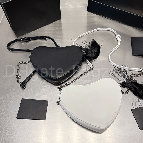 

bag messenger new white designer ladies simple shoulder bag fashion retro black love handbag cute sweet style