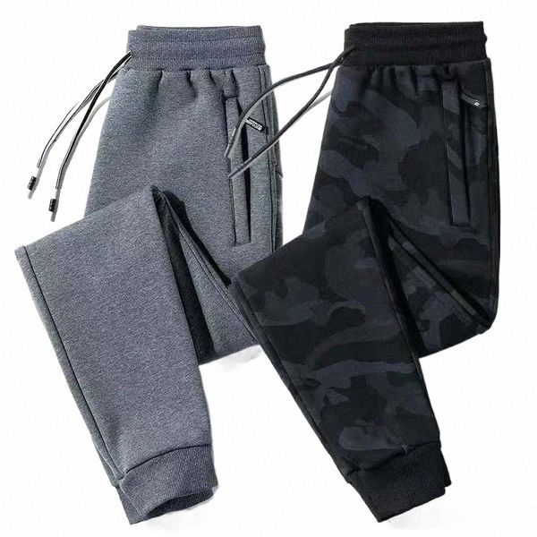 

men's pants men's pants cotton camouflage sweatpants fashion casual spring autumn plus size 8xl loose long trousers ropa mujer y66, Black