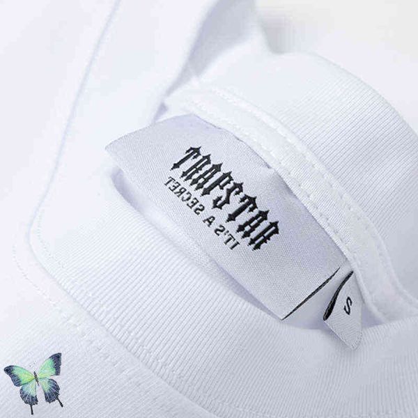 

men's t-shirts trapstar t-shirt high street casual 1 men women cotton ice silk summer, White;black