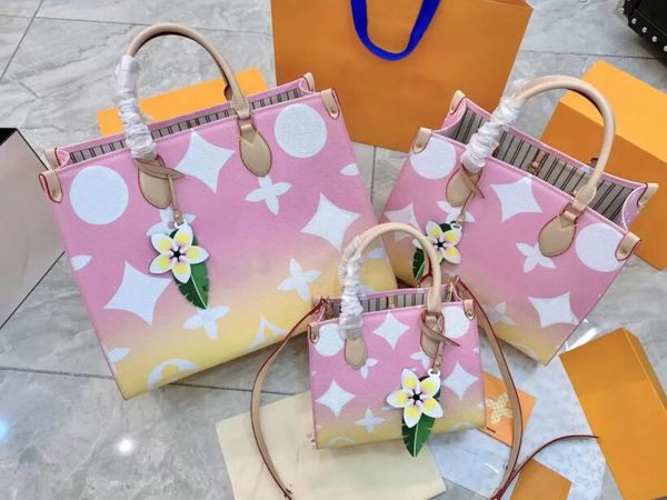 

lvvl bag handbags sunrise pastel onthego gm on the go totes bag colorful womens designer shoulder monograms handbag purse spring in the city