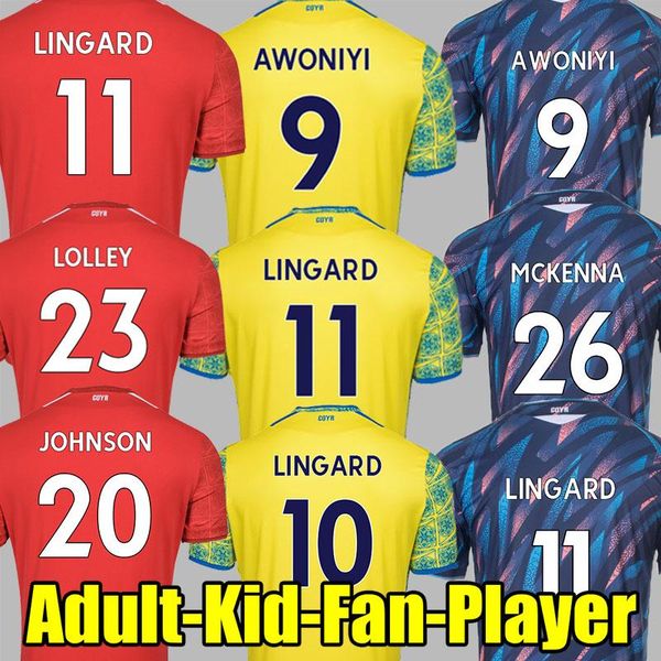 

22 23 grabban lingard soccer jersey johnson surridge 2022 2023 yates forest awoniyi ameobi mighten krovinovic zinckernagel men kids football, Black