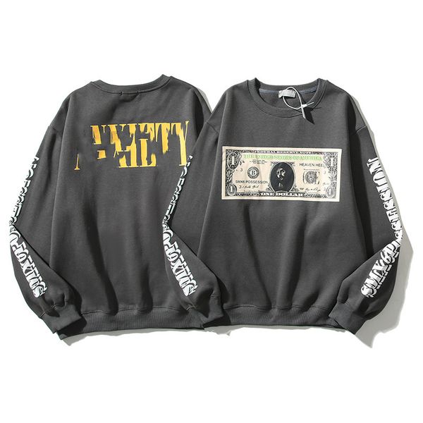 

jacket esigner luxury version 2022 american trend autumn new pink letter print big couple hooded pullover sweater, Blue;black