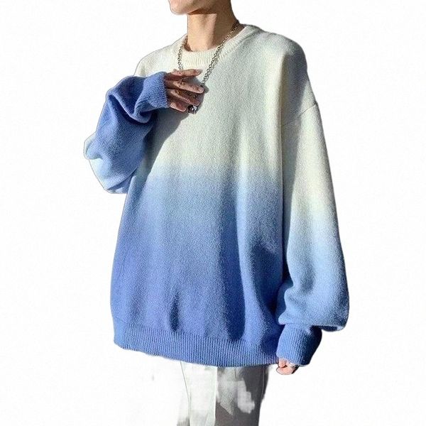 

men's sweaters men's sweaters plus velvet thick coat fashion trend simple autumn and winter pure color lazy style korean gradient, White;black