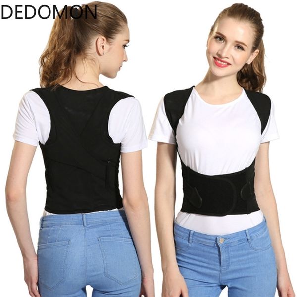 

body braces supports adjustable back posture corrector therapy corset clavicle spine shoulder lumbar brace trainer health care 220913