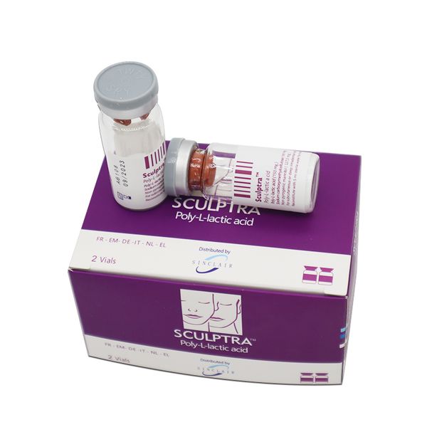 

sculptra 2 vials x 5ml poly-l-lactic acid beauty butt dermal filler