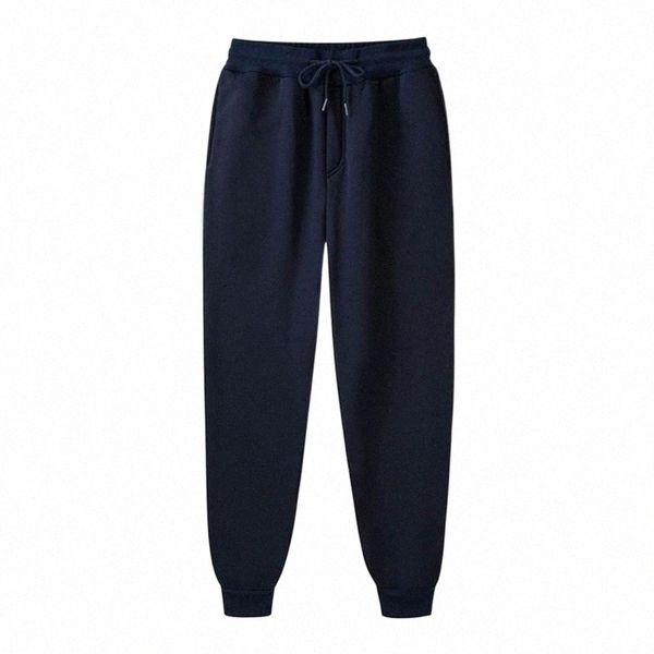 

men's pants men's pants 2022 cotton flat-wool trousers leisure flat-winter pure white and black warm wool 261s#