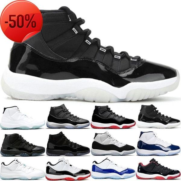 

dunks lows basketball shoes 11 11s men women 25th anniversaty bred low concord 45 unc trainers sports sneakers size 36 -47 yhc5, Black;pink