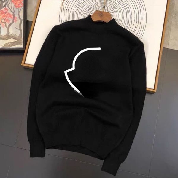 

sports brand mens sweater classic embroidered wool shirt designer sweaters men women casual hoodie pullover coat, White;black