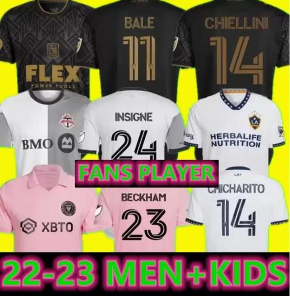 

insigne toronto fc 2022 2023 charlotte fc soccer jersey mls lafc bale 11 chiellini 14 fuchs inter beckham miami 22 23 los la 22 23 angeles f, Black;yellow